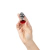 Metal Butt Plug Red rozmiar M